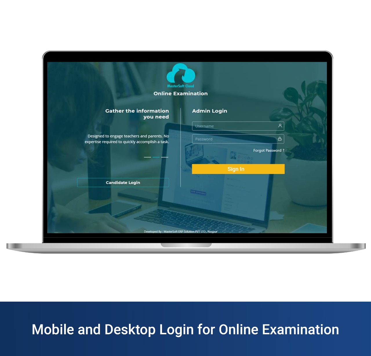 screenshot of MasterSoft Online Examination Software